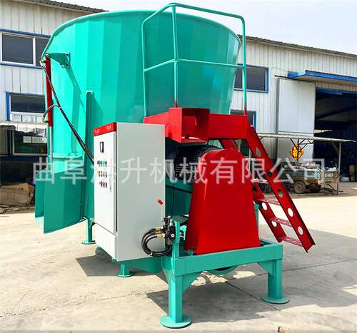 液压开仓全日粮搅拌机12立方称重式拌料机养牛场草料拌草机视频