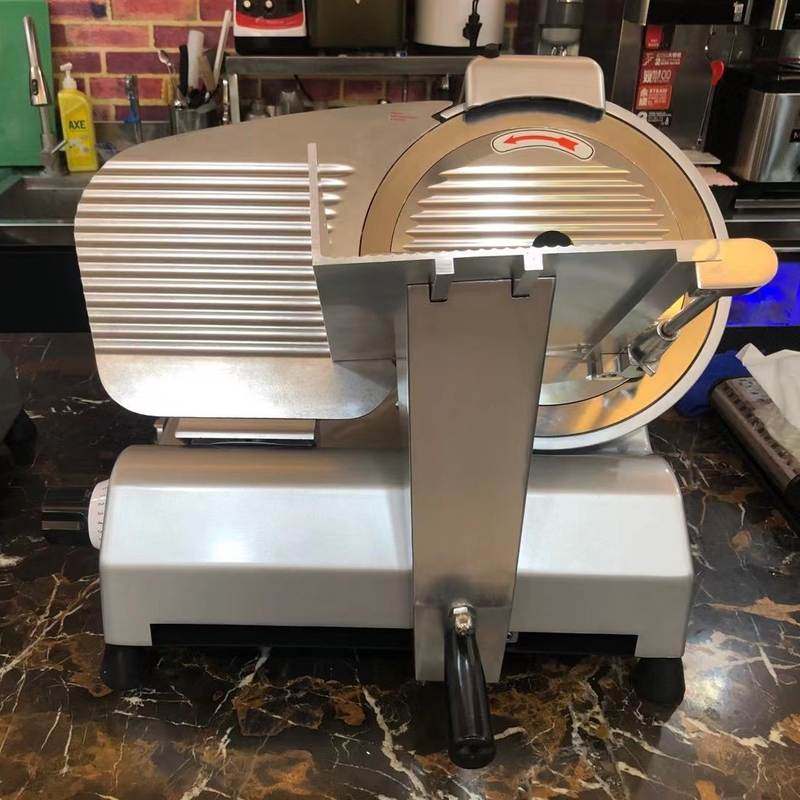 OMEKA12寸商用半自动切片机 熟肉切片机火锅切片刨肉机肥牛羊肉机