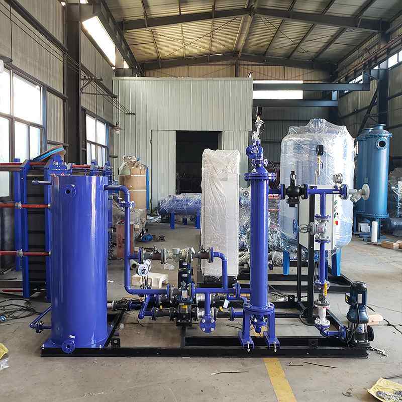 山东浮动盘管式换热器 中央空调浮盘式换热器 小区采暖复盘换热器