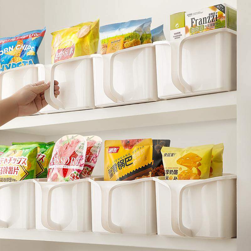 塑料带把手收纳盒家用大容量分类整理盒筐物浴室盒高收纳厨房处置