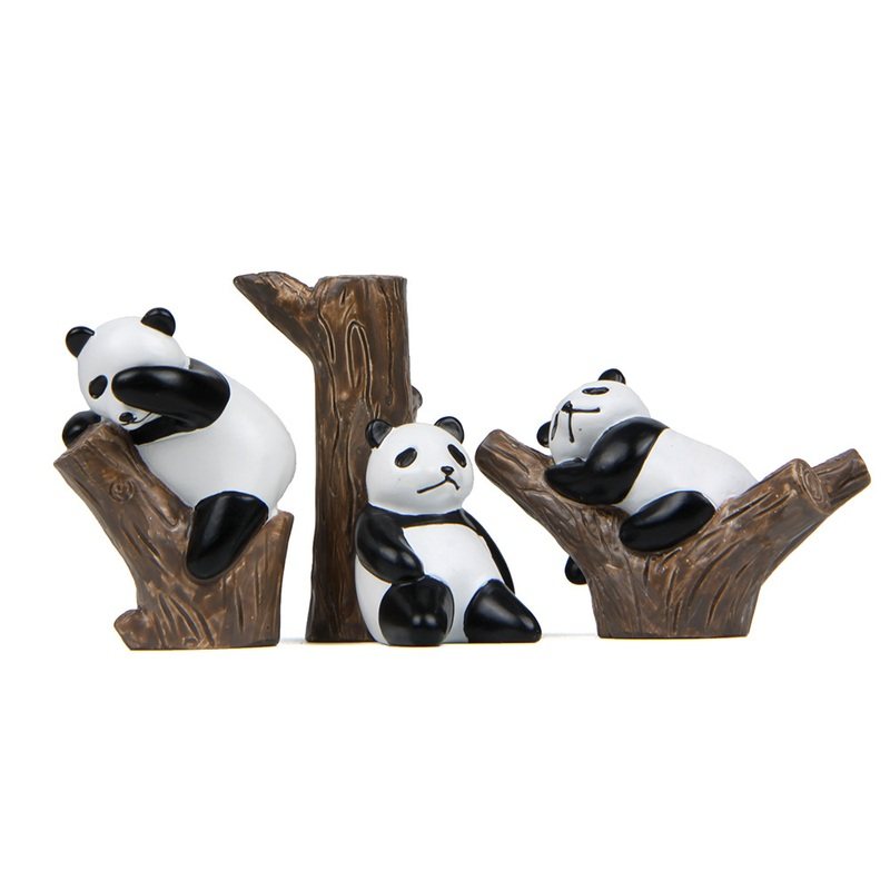 创意憨萌熊猫@树杈玩偶摆件公仔小造景办DIY烘焙手园艺桌面景观微,模玩/动漫/周边/娃圈三坑/桌游,手办模型场景道具娃屋,淘宝优惠券,粉丝福利购,淘宝优惠卷