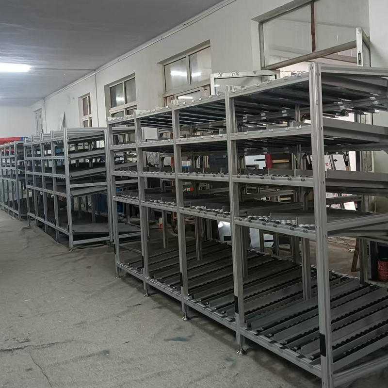 山西非标加工4040重型欧标工业铝材流利条货架  铝型材货架