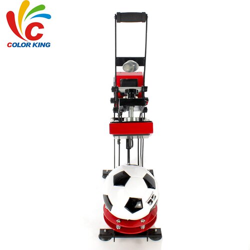 磁性半自动圆形足球印球机 热转印印球机 ball heatpress machine