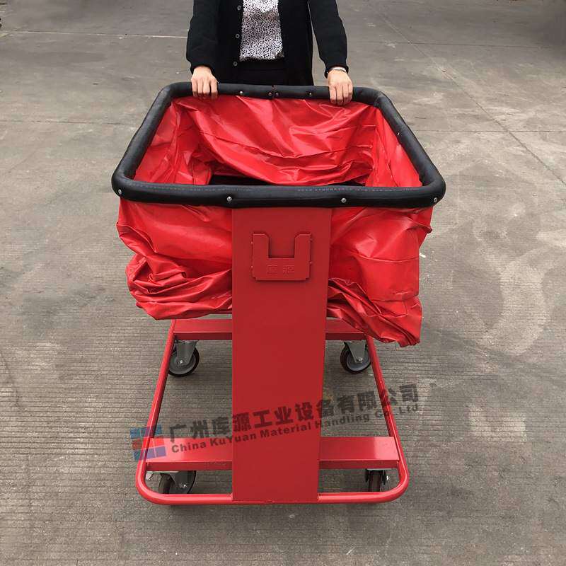 快递分拣物流车仓库拣货车手推车快递物流分拣筐 拣货车弹力框