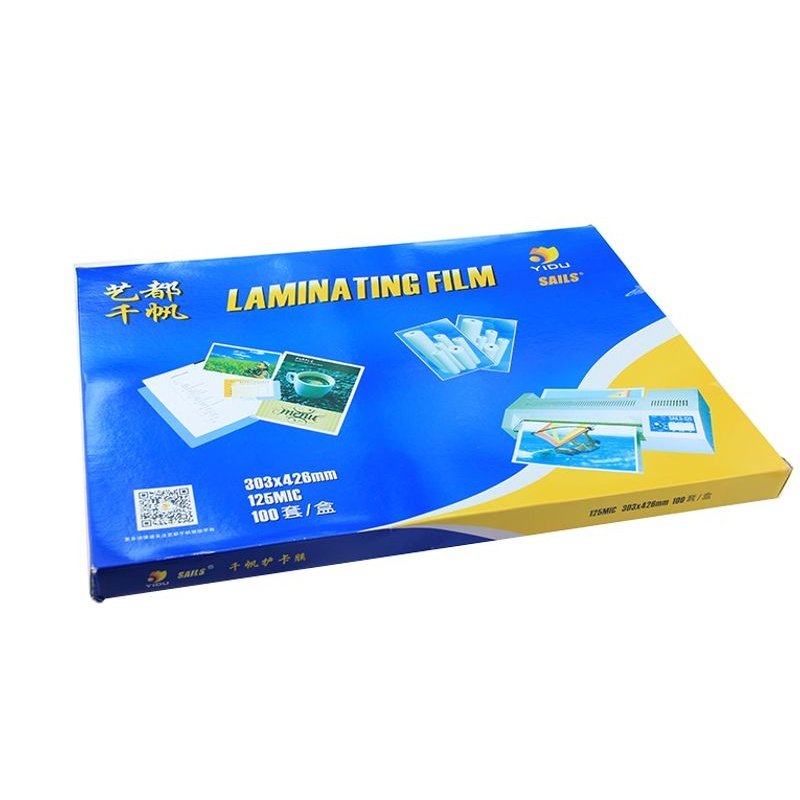 a3塑封膜12.5C丝照片菜单相片过塑膜护卡膜过胶纸 千帆塑封膜
