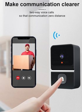 新品智能可视门铃T23云现货wifi远程讲480P手机存储无线家用对