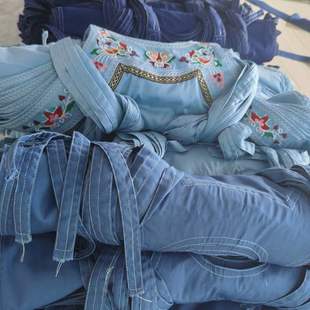 【1.5万人收藏】少数民族贵州布依族围裙绣花刺绣苗族无袖围腰厨