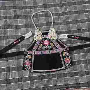 【1681人收藏】贵州民族布依族刺绣少数民族围裙服装杜兜围腰苗族