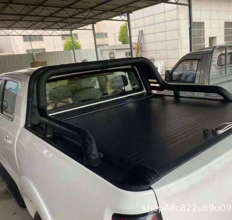 适用于长城炮龙门架手动卷帘盖皮卡车尾箱盖改装后盖卷帘货箱平盖