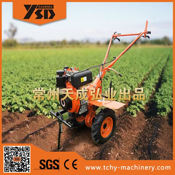 亚西达188FE 电启动柴油动力 微耕机 常州制造