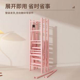 衣柜出租房用免安装折叠简易钢管布金属组装加粗衣柜收纳柜子衣柜