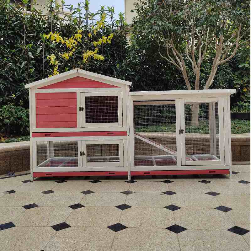 兔笼防喷尿豪华双层宠物兔用品荷兰猪豚鼠窝养殖大号鸽笼猫窝包邮