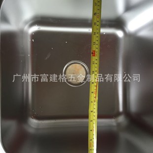 拉伸双槽带左洗刷台双池洗手台不锈钢水槽304带台工程加强加厚款