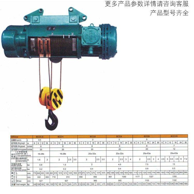 防爆钢丝绳电动葫芦固定运行式HB型电动提升机恒鹰起重机械