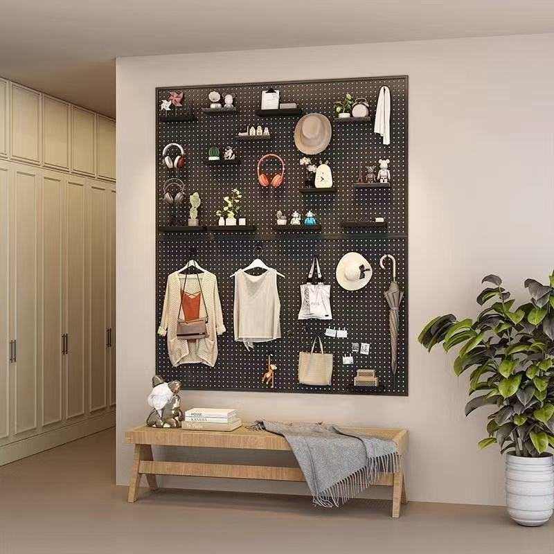 工作台桌面置物架洞洞板书架桌面配件宿舍隔板收纳打孔书桌展示免,收纳整理,书桌收纳置物架,淘宝优惠券,粉丝福利购,淘宝优惠卷