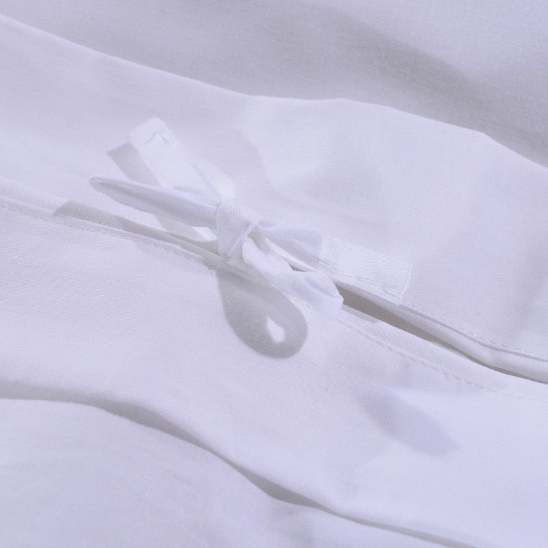 五星酒店纯棉贡缎被套布宾馆单草纺棉品白色床上用品家全