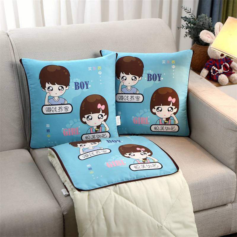 礼品被四季被沙发靠垫汽车饰品床头靠办公椅两用午休头枕被被靠垫,居家布艺,抱枕被,淘宝优惠券,粉丝福利购,淘宝优惠卷
