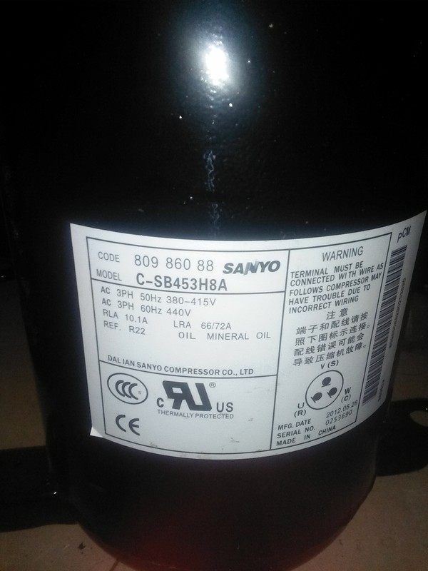 C-SB453H8A原装SANYO三洋6匹热泵热水器空气能中央空调制冷压缩机,大家电,空调压缩机,淘宝优惠券,粉丝福利购,淘宝优惠卷