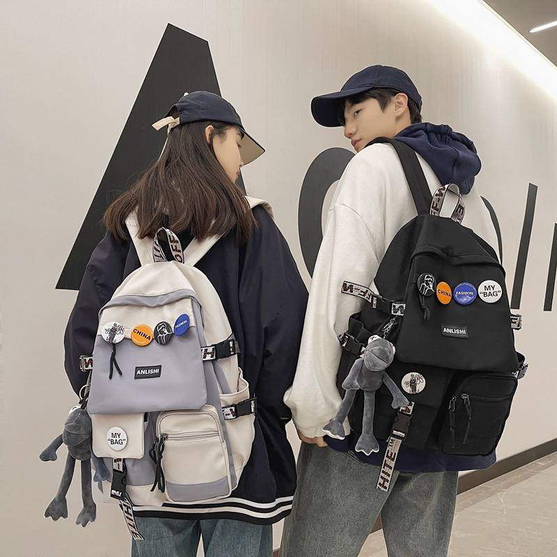 新品 双肩包男高中初中学生书包大学生大容量小学生简约电脑旅行,箱包皮具/热销女包/男包,双肩背包,淘宝优惠券,粉丝福利购,淘宝优惠卷