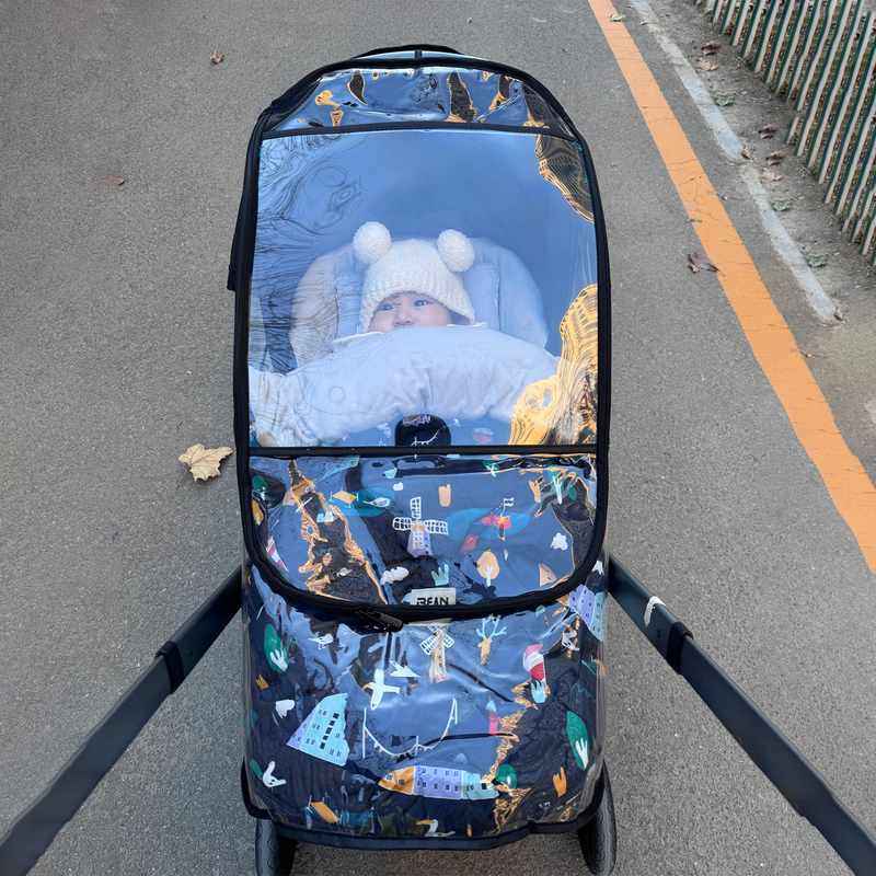 【遛娃神器】婴儿车防风罩宝宝推车通用冬季保暖挡雨挡风隔离罩