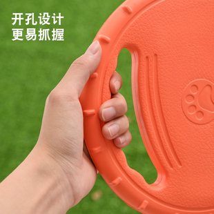 Meianju方向盘狗狗软飞盘狗狗可宠物玩具TPR材质训练发泡互动浮水