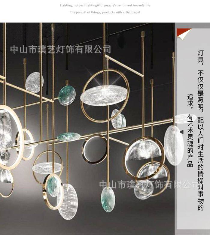 售楼部沙盘水纹工程灯大型会吊灯创意灯奢酒店所玻璃轻大堂风异形,家装灯饰光源,酒店/宴会厅/餐饮吊灯,淘宝优惠券,粉丝福利购,淘宝优惠卷