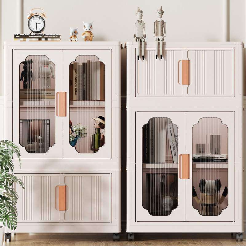 新款加厚PP卧室收纳柜玩具大容量箱宝宝整理可折叠婴儿收纳衣物,收纳整理,收纳箱,淘宝优惠券,粉丝福利购,淘宝优惠卷