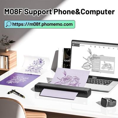 Phomemo跨境便携迷你打印机错题A4办公打印机热敏纹身打印打印机