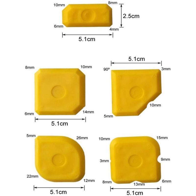 跨境美缝工具5件套塑料玻璃胶刮板铲胶刮板器刮板塑料玻璃胶,基础建材,美缝工具,淘宝优惠券,粉丝福利购,淘宝优惠卷