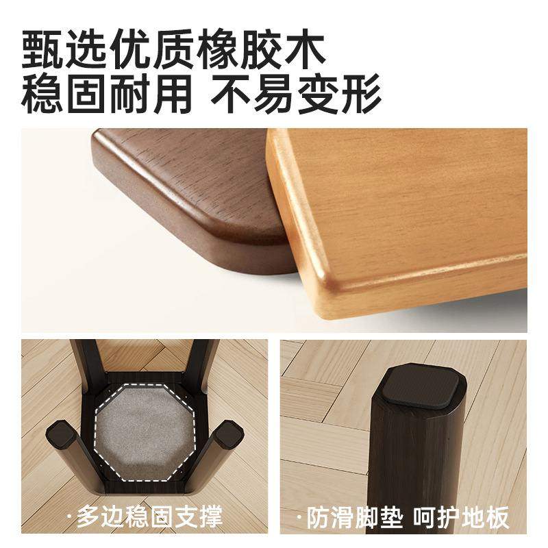 轻奢家用凳子可叠放备用占包客厅空间凳子软餐桌方凳高实木不板凳,住宅家具,高脚凳,淘宝优惠券,粉丝福利购,淘宝优惠卷