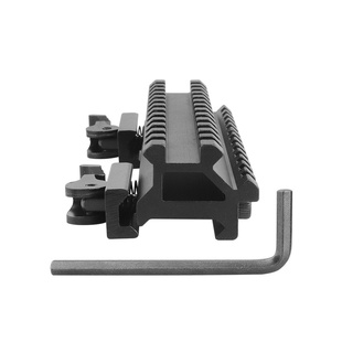 45度斜导轨20转支架增高瞄准镜20MM底座轨快拆导轨两面夹手电筒