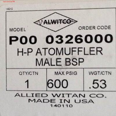 **ATOMUFFLER ,P10, 0316, P00 0326 , P02 0316002, P12 0316*