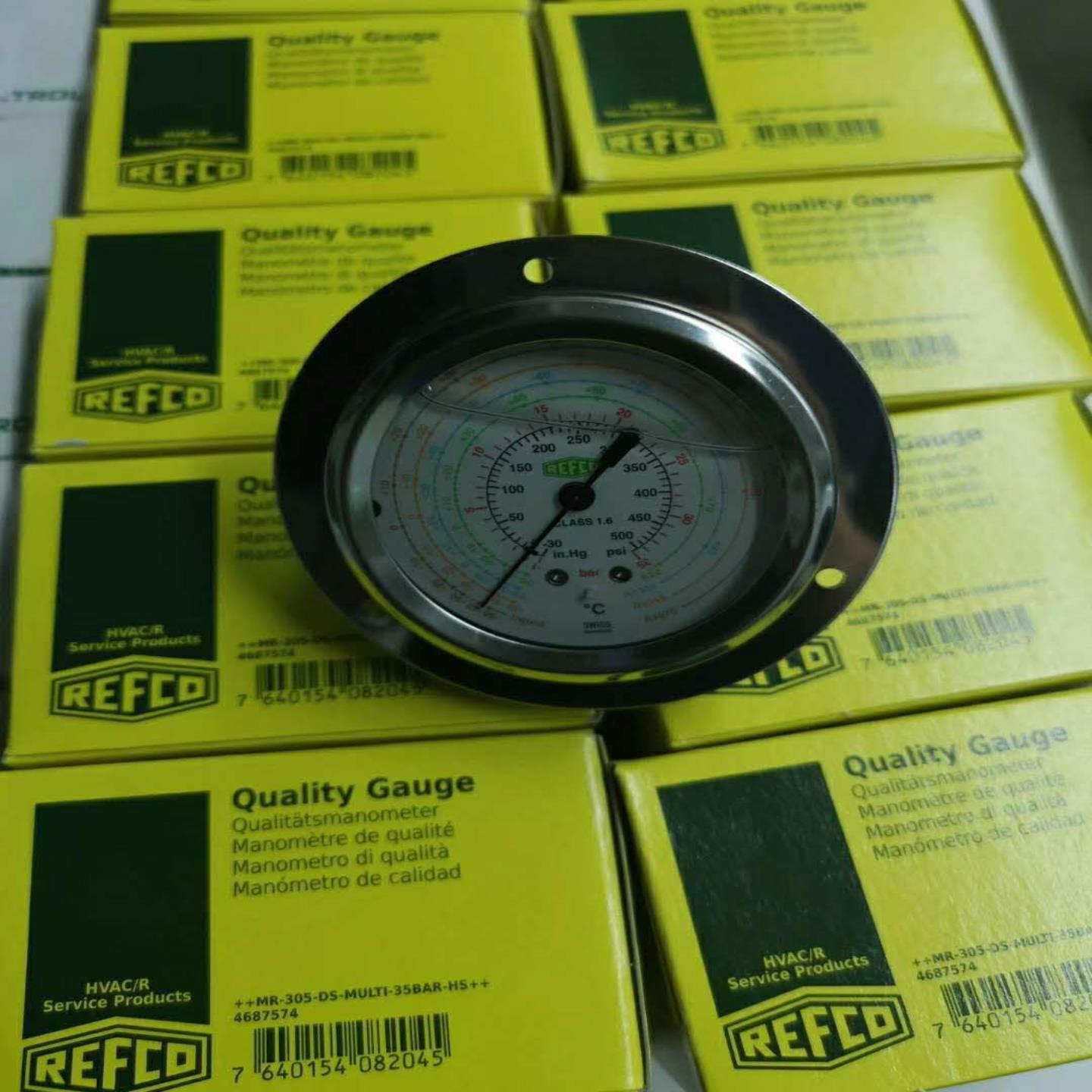 **瑞士威科 REFCO压力表3.8油压表1.8 油表  充油表,MR-205,MR