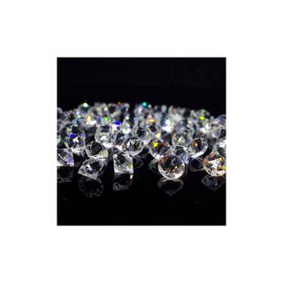 4.5mm透明尖底亚克力钻石 装饰品小配件滴胶流沙diy塑料钻1000颗