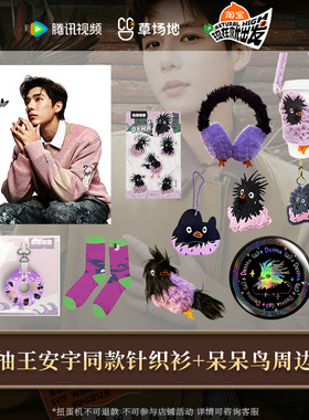 现在就出发3官方正版周边王安宇呆呆鸟扭蛋机同款针织衫