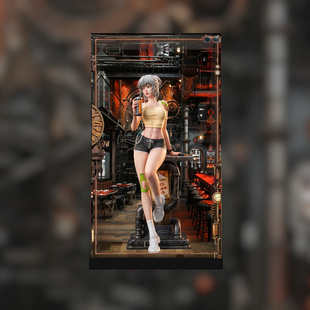 灵笼官方正版周边白月魁1/6手办主题展示盒