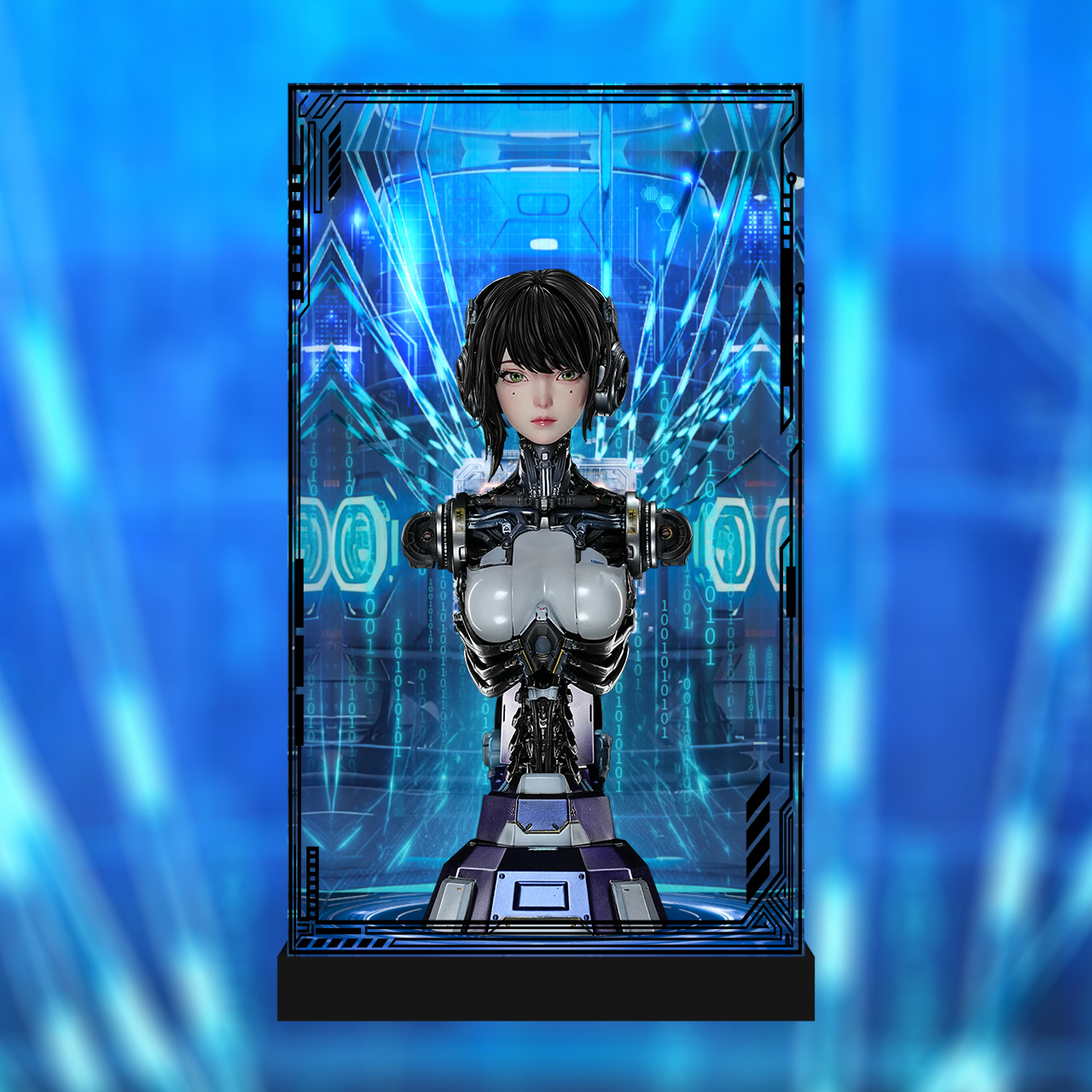 灵笼ASH1/4半身像手办主题展示盒官方正版周边