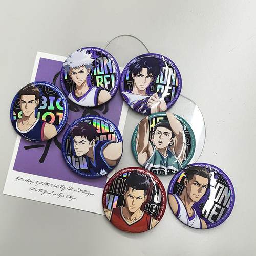 左手上篮明星球员系列马口铁徽章