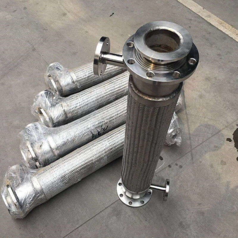 不锈钢双层保温夹套金属软管波纹管dn253250801001251502n15-dn50