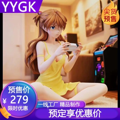 YYGK未央游戏机明日香手办雕像
