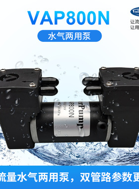 VAP直流微型真空泵可调流量调速水气两用气泵增压泵耐腐蚀强