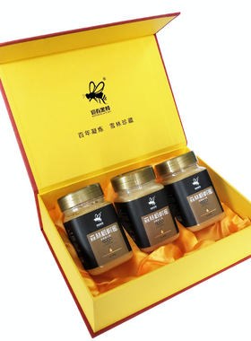 官方迎春黑蜂森林椴树蜜蜂蜜500g