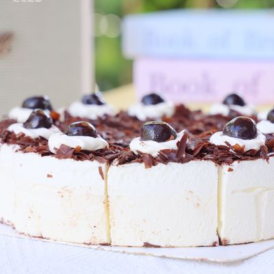 芝心芝意8英寸黑森林蛋糕西餐厅咖啡馆商用冷冻甜品下午茶歇