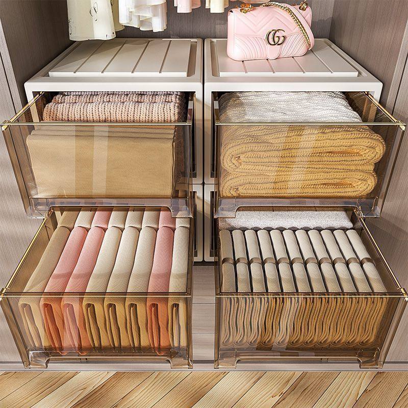 日本衣柜收纳盒抽屉式储物柜整理盒家用透明衣物衣服整理箱大容量,收纳整理,收纳箱,淘宝优惠券,粉丝福利购,淘宝优惠卷