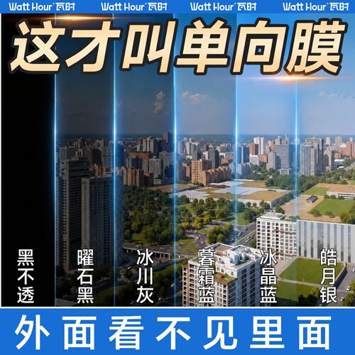 【全新升级】单向防窥膜