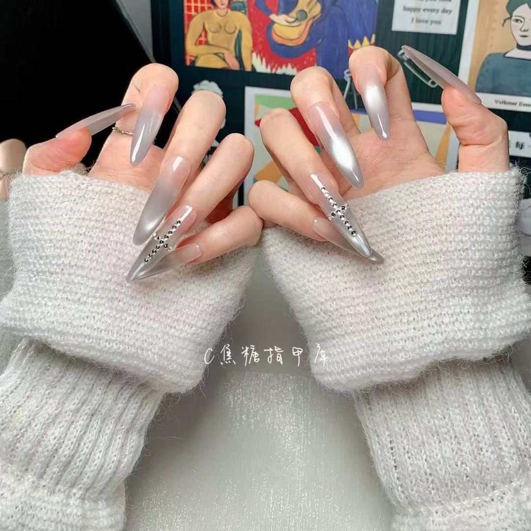 月光倾城纯手工穿戴甲美甲