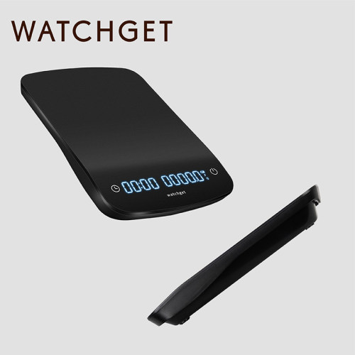 watchget 咖啡电子秤 意式手冲专用工具带计时烘焙高精准度秤重量