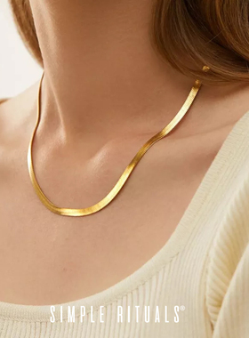 意大利不锈钢蛇骨链镀金