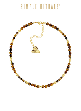 Simple Rituals25新款虎眼石珍珠简约项链轻奢复古小众颈链