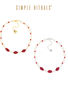 SimpleRituals意大利威尼斯琉璃圣诞节日礼物红色女友项链度假风